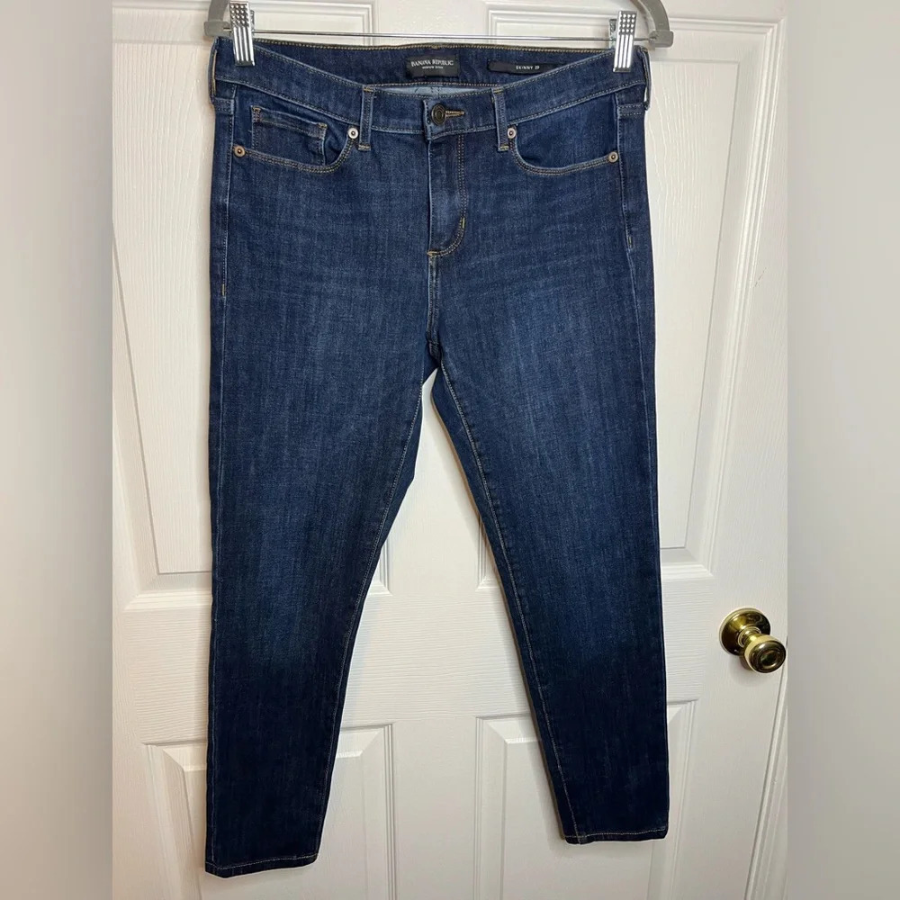 Banana Republic Womens Skinny Suzy Medium Wash Jeans Size 29 GUC